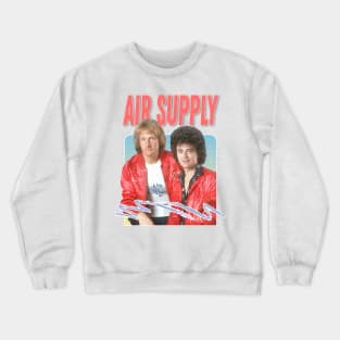 Air Supply / 80s Retro Faded Style Design Crewneck Sweatshirt